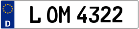 Truck License Plate